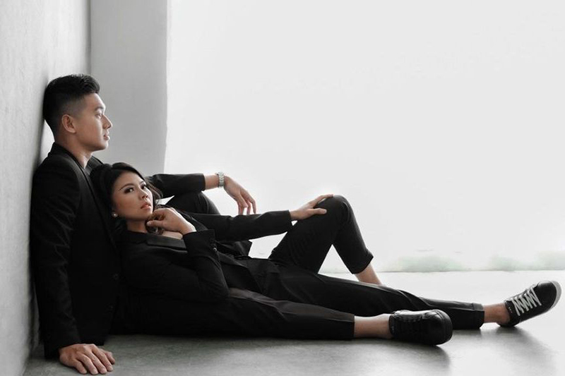 Greysia Polii dan sang suami, Felic Djimin.